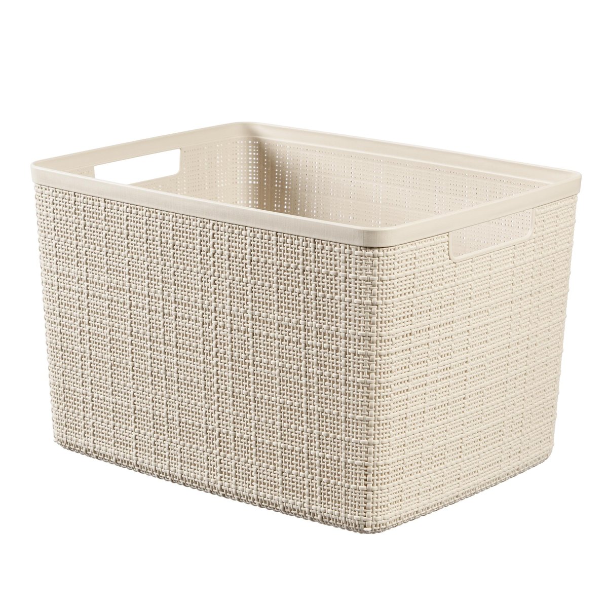 Żółty kosz Curver Jute, 20 l