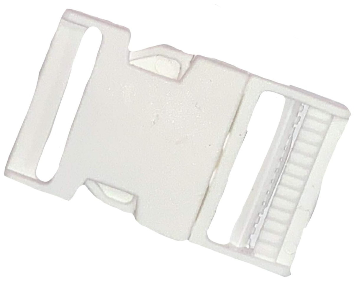 kufer-pasmanteria.pl Klamra plastikowa 25 mm ( 1 szt ) Biała CC6D-13054_20220405183603