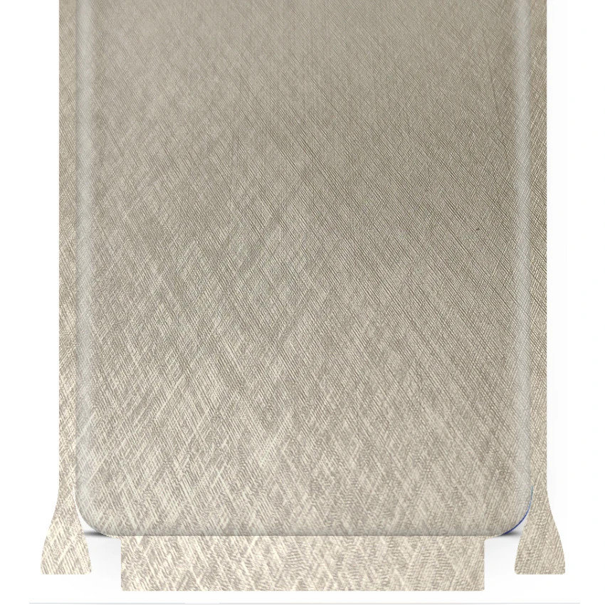 Folia naklejka skórka strukturalna na TYŁ+BOKI do Huawei Mate 30 5G -  Tytan Srebrny - apgo SKINS