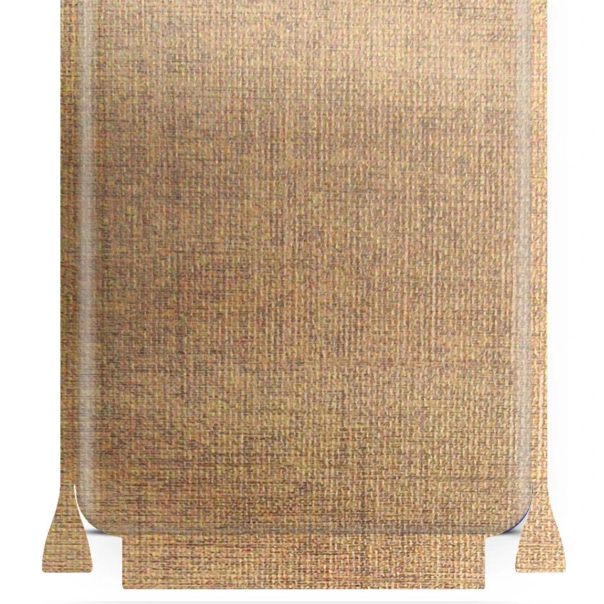 Folia naklejka skórka strukturalna na TYŁ+BOKI do Samsung Galaxy On7 (2016) -  Tkanina Denim Beżowy - apgo SKINS