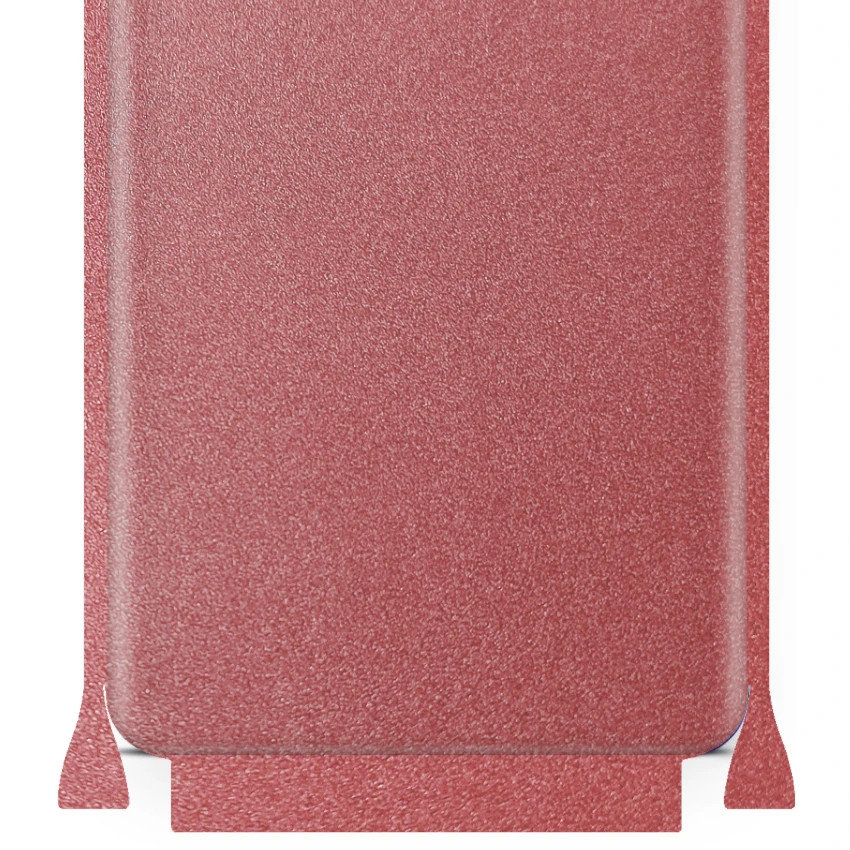 Folia naklejka skórka strukturalna na TYŁ+BOKI do Samsung Galaxy A72 5G -  Różowy Pastel Matowy Chropowaty Baranek - apgo SKINS