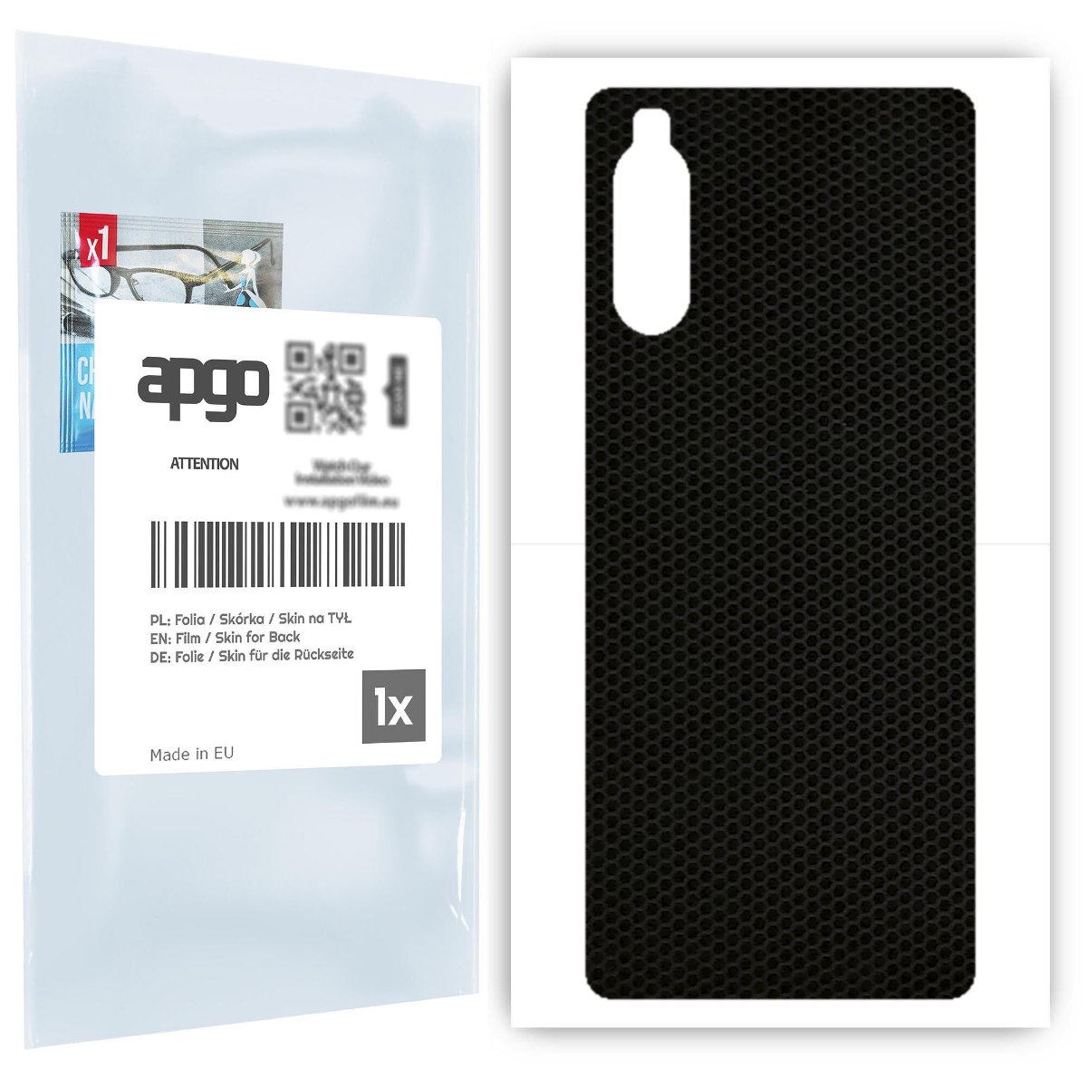 Folia naklejka skórka strukturalna na TYŁ do Sony Xperia 10 III -  Matrix - apgo SKINS