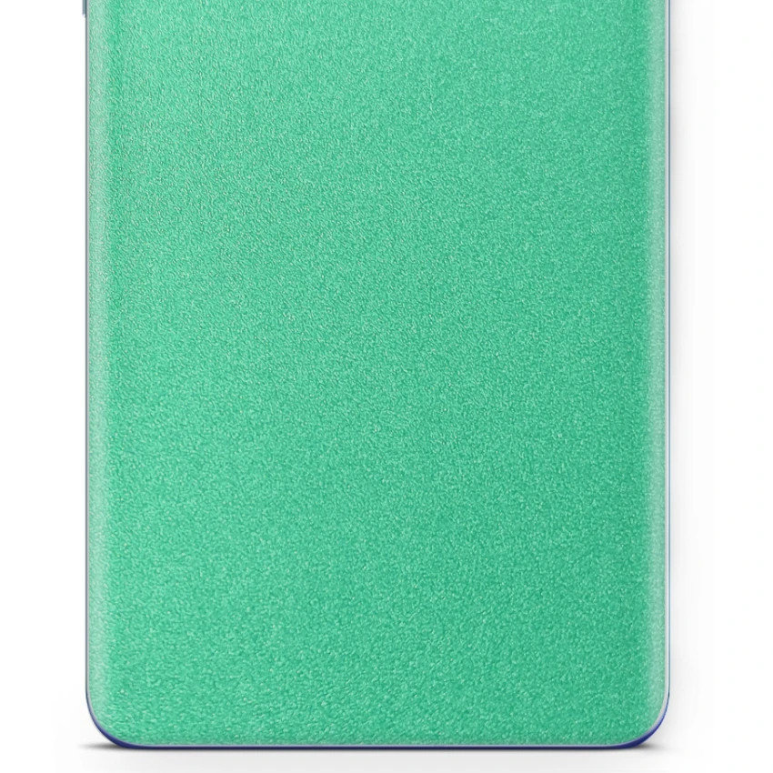 Folia naklejka skórka strukturalna na TYŁ do Samsung Galaxy F41 -  Seledynowy Pastel Matowy Chropowaty Baranek - apgo SKINS