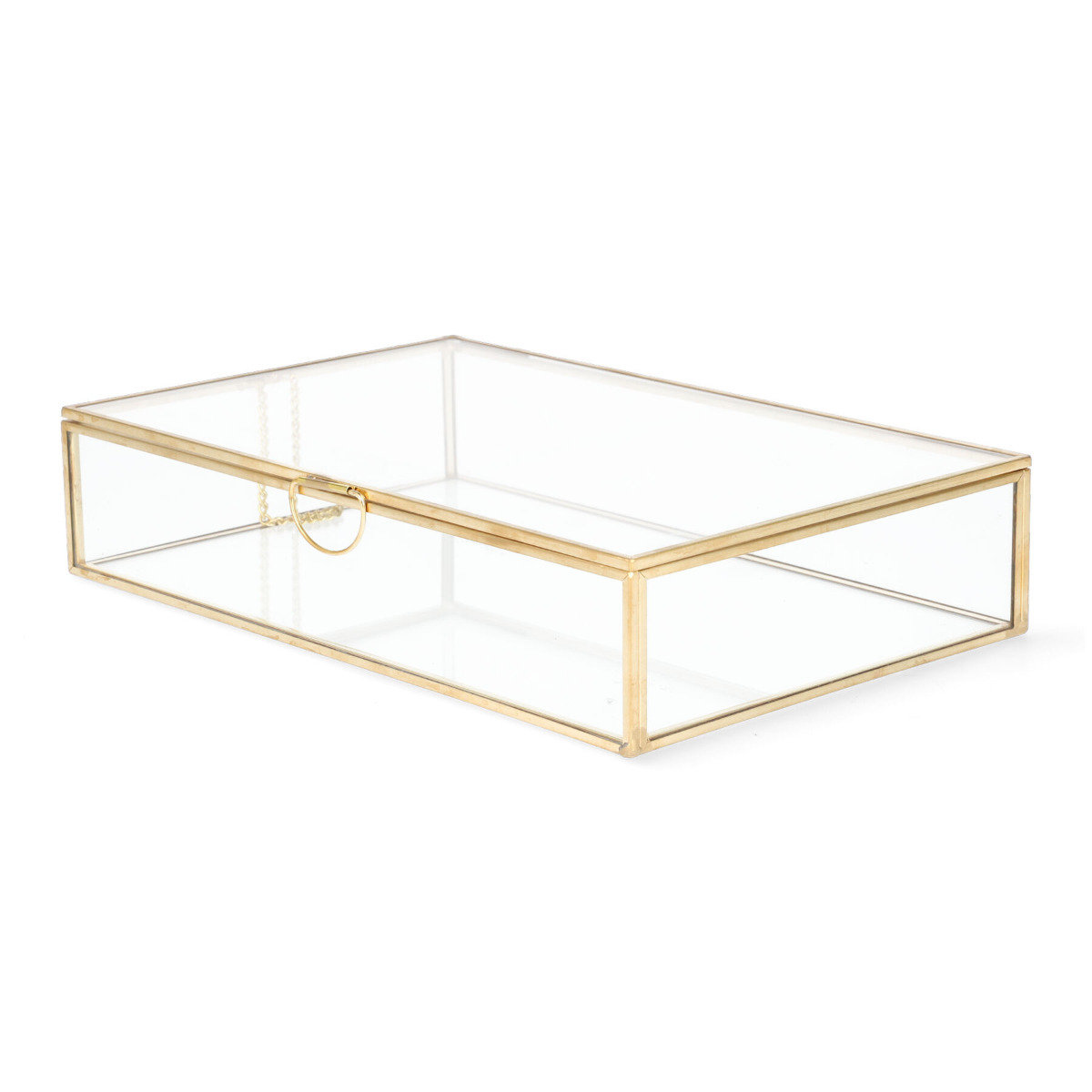 SZKATUŁKA piękna złota GRAZIA 20x12x5 cm HOMLA