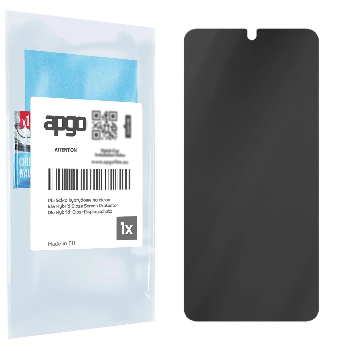 Filtr prywatyzujący Privacy 7H do Samsung Galaxy S22 Plus - apgo Flexible Glass niepękający