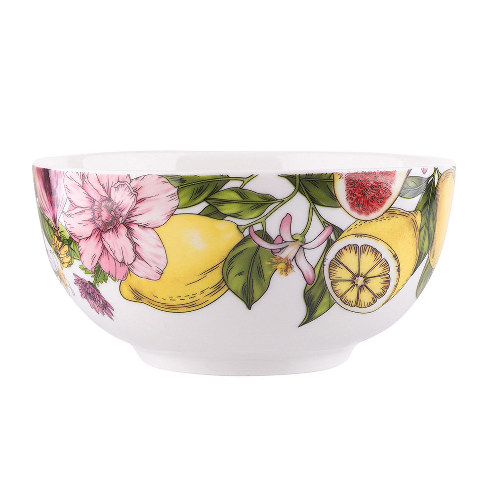 Altom Porcelanowa miska Lemon 400 ml, 14 cm