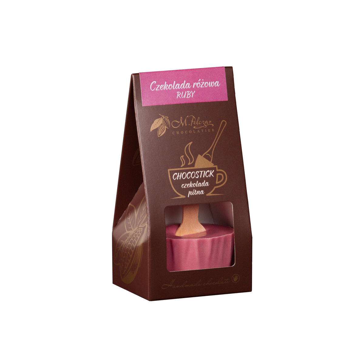 Chocostick - czekolada różowa - RUBY