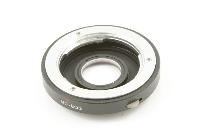 Adapter Z Canon Eos [ Ef Ef-s ] Na Minolta [ Md ] + Soczewka