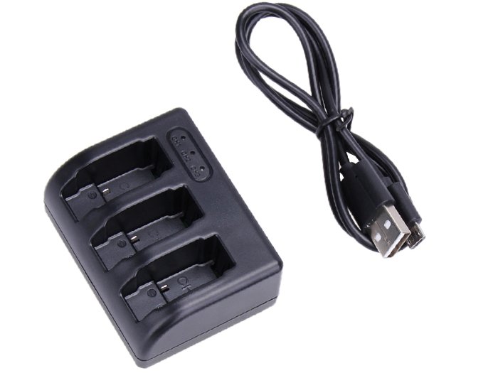 Ładowarka Na 3X Bateria / Akumulator Ahdbt-501 Do Gopro Hero 5 Black