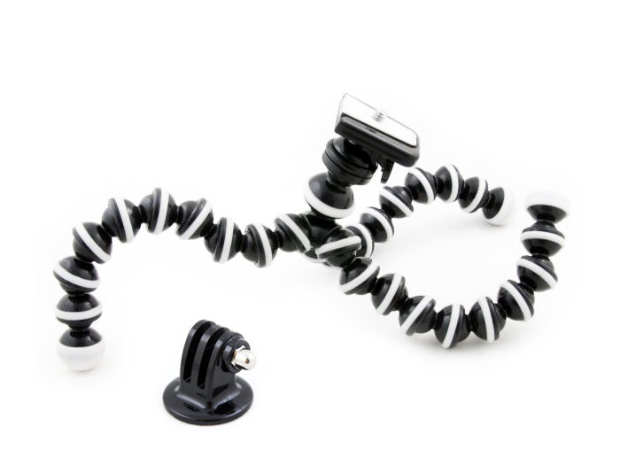 Statyw Elastyczny Uchwyt Giętki Do Gopro Hero 4 3+ 3 2 1 / Sjcam