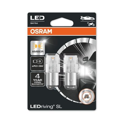 Żarówki Osram Led P21/5W 7528Dyp-02B (2 Sztuki) Żółte