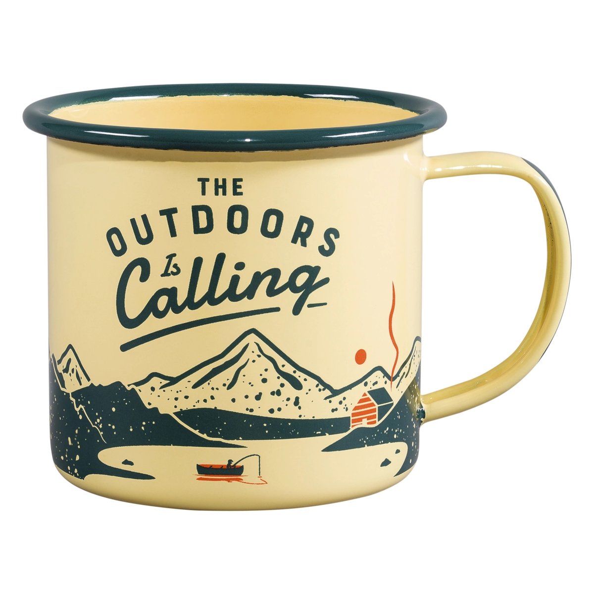 Kubek kempingowy „Outdoors is Calling” - 325ml | GENTLEMEN’S HARDWARE
