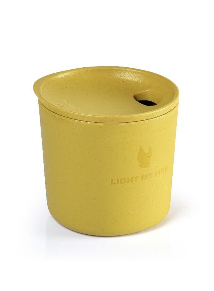 Light My Fire MyCup´n Lid Cup Short, żółty 2022 Kubki 2459510200