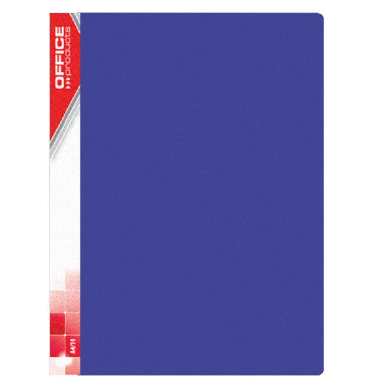 OFFICE PRODUCTS Teczka ofertowa PP, A4, 620mikr., 20 koszulek, niebieska 21122011-01