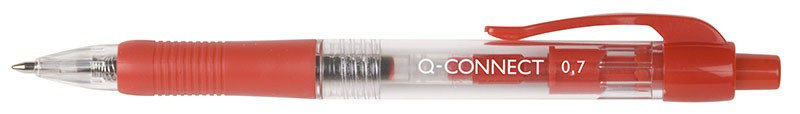 Q-CONNECT Długopis automatyczny - czerwony