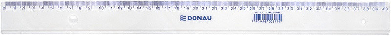 Donau Linijka 40 cm transparentna