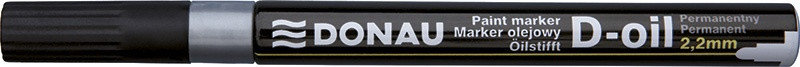Donau Marker olejny D-Oil, okrągły, 2,2mm, srebrny 7368001PL-38