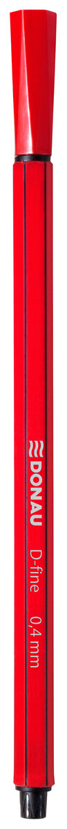 Donau Cienkopis D-Fine, 0,4 mm, czerwony 7361011PL-04
