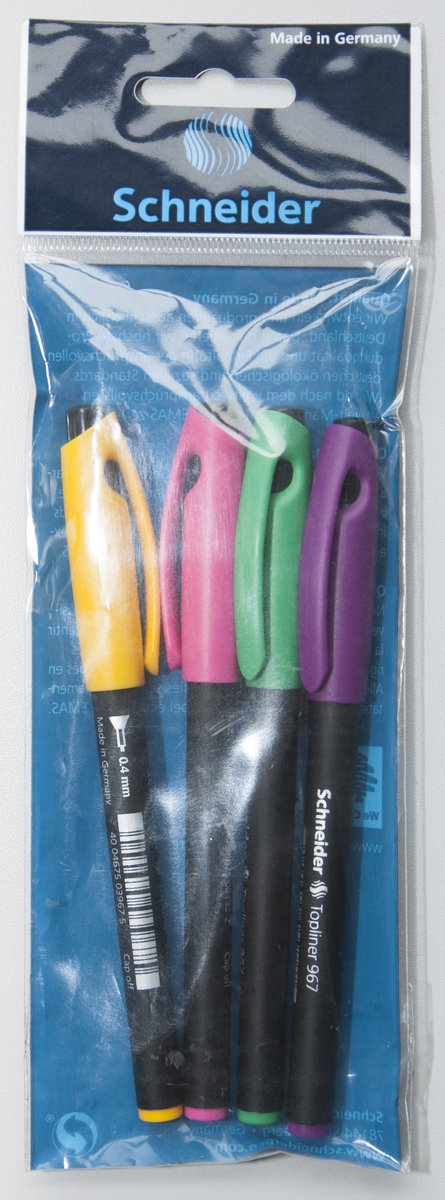 Schneider Zestaw cienkopisów Topliner 967, 0,4 mm, zawieszka, mix kolorów