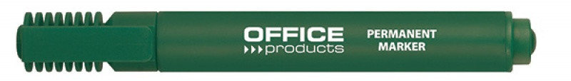 OFFICE PRODUCTS Marker permanentny OFFICE PRODUCTS, ścięty, 1-5mm (linia), zielony 17071311-02
