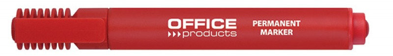 OFFICE PRODUCTS Marker permanentny OFFICE PRODUCTS, ścięty, 1-5mm (linia), czerwony 17071311-04