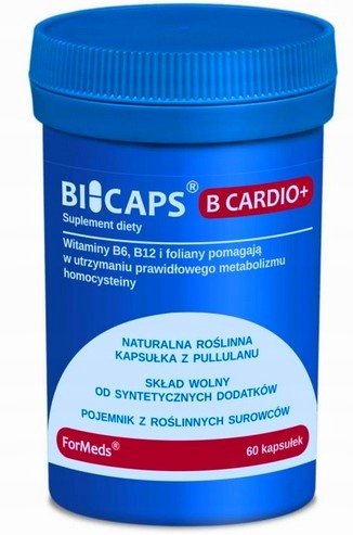 ForMeds BICAPS B Cardio+ Witamina B6, B12, foliany 60szt.