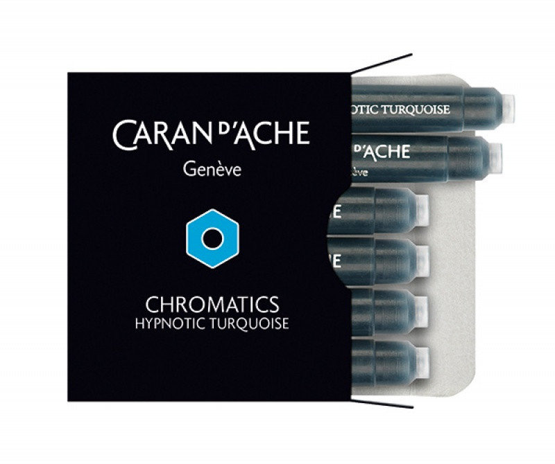 INNY Naboje Caran D Cali Ache Chromatics Hypnotic Turquoise 6szt Turkusowe 106L198