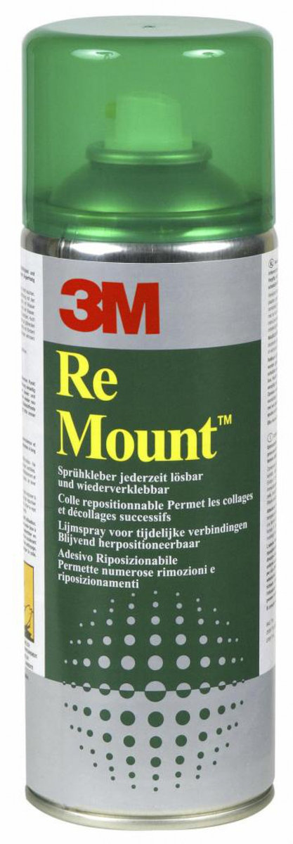 3M YP208060597 Klej w sprayu Remount (UK9473 do repozycjonowani 400ml transparentny 400ml