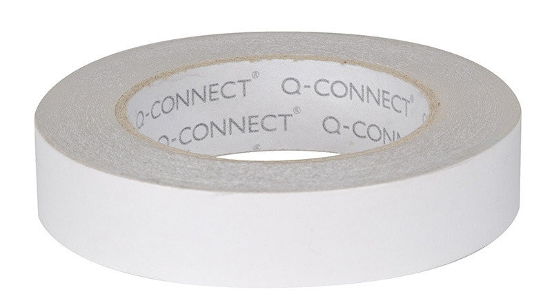 Q-CONNECT Taśma dwustronna 12mm 3m biała