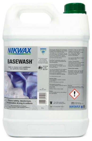 Nikwax Środek do czyszczenia syntetycznej bielizny termoaktywnej Base Wash 5 L