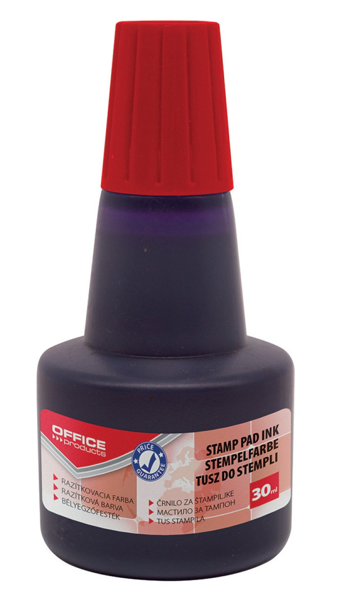 INNY Tusz Do Pieczątek Offfice Products 30 Ml Czerwony 105L917