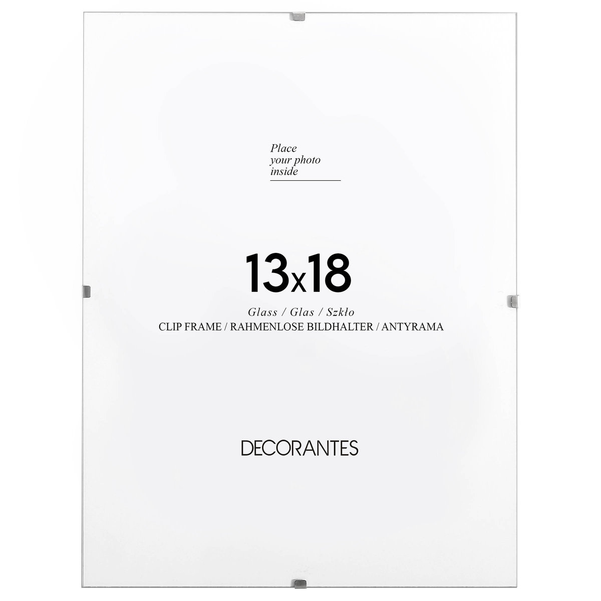 Antyrama ze szkłem 13x18 cm Antyramy wysokiej jakości