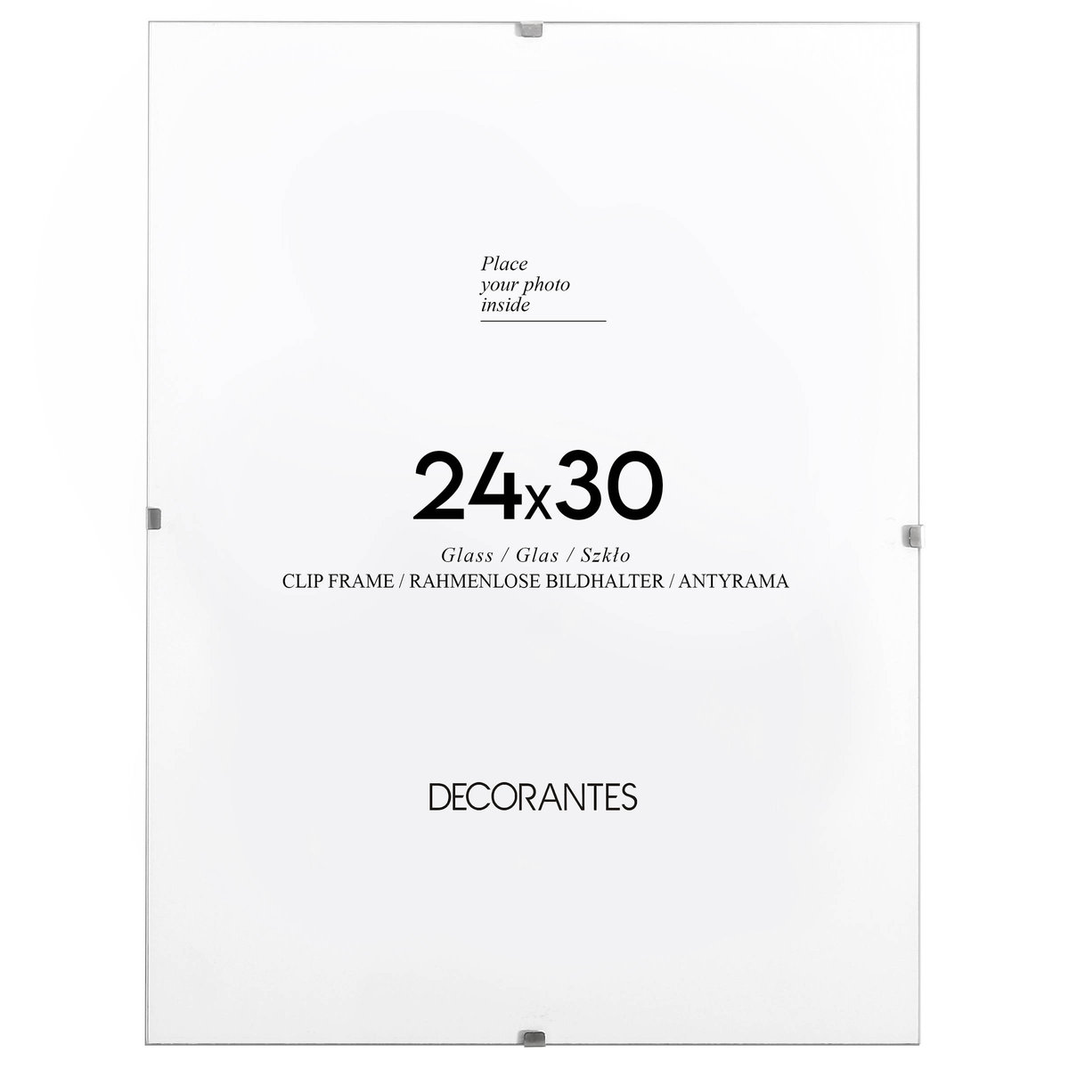 Antyrama ze szkłem 24x30 cm Antyramy wysokiej jakości
