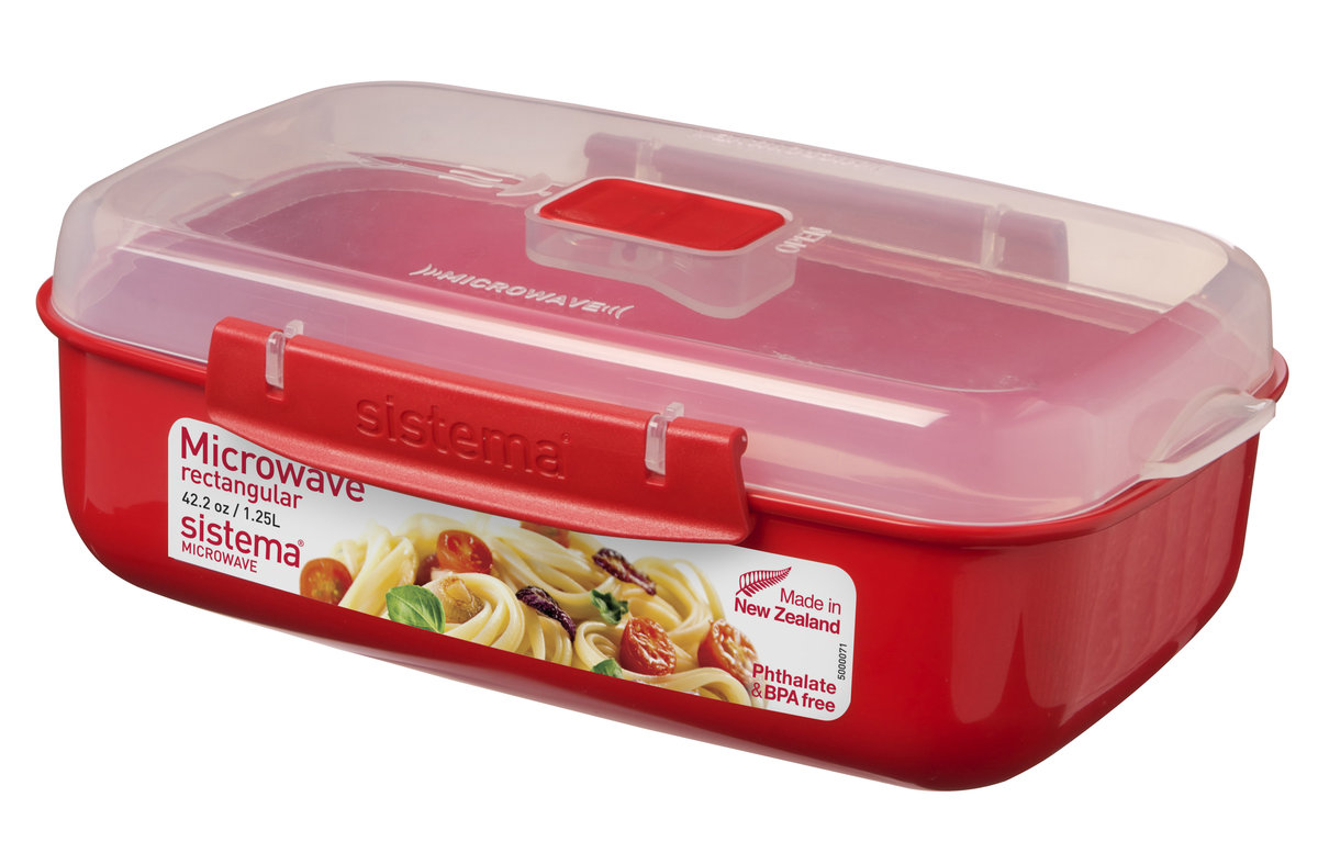 Pojemnik do żywności Sistema - Brytfanka 1.25L Rectangular Microwave