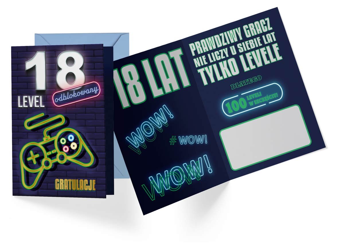 KUKARTKA Karnet B6 PR-397 Urodziny 18 464894