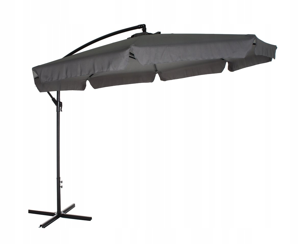 PARASOL OGRODOWY 350cm SKŁADANY DUŻY 8 SEGMENTOWY