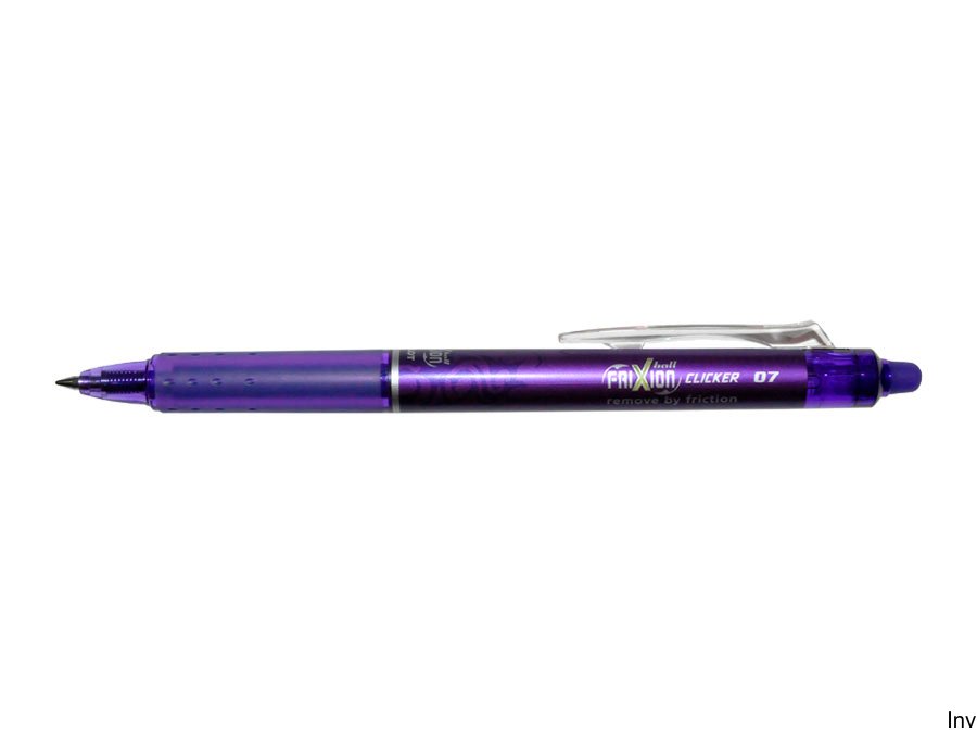 PILOT Corporation Wymazywalne Automatyczne pióro kulkowe Frixion Clicker Fioletowe opakowanie 12 szt