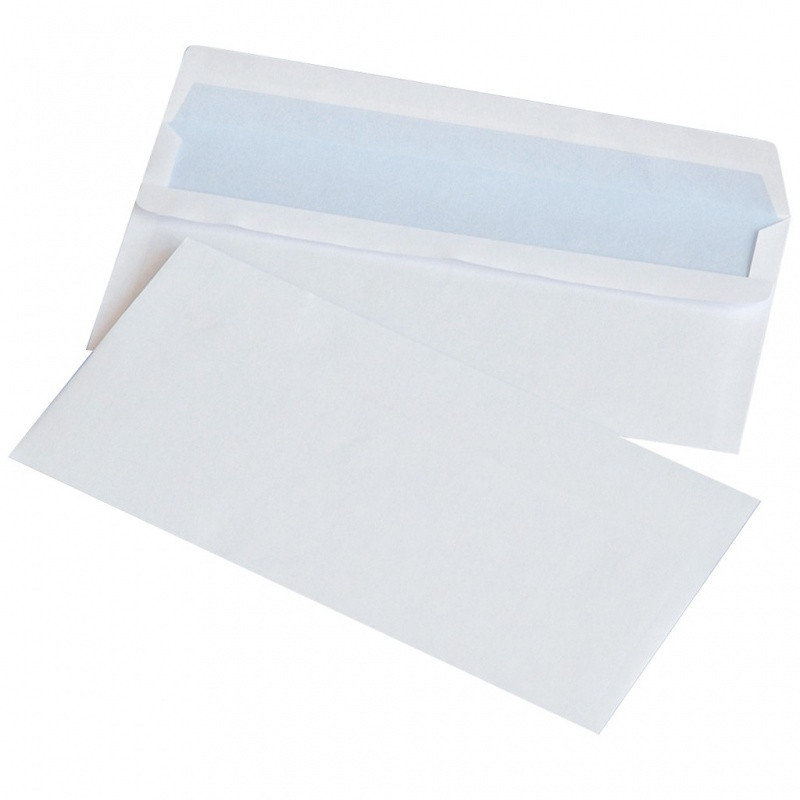 OFFICE PRODUCTS Koperty samoklejące OFFICE PRODUCTS, DL, 110x220mm, 75gsm, 1000szt., białe 15203219-14
