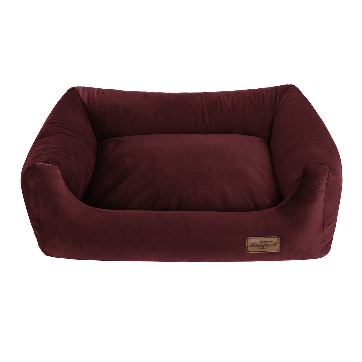 Recobed Kanapa Welurowa bordo rozmiar M: 80 x 65 cm