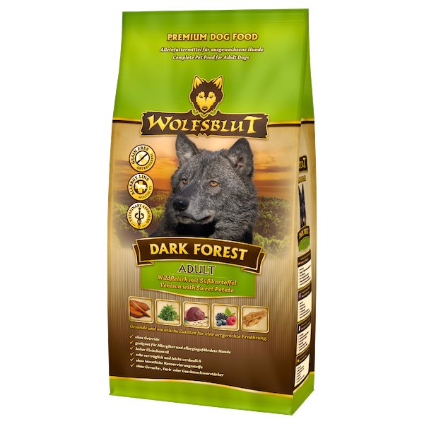 Zdjęcia - Karm dla psów Wolfsblut Dog Dark Forest dziczyzna i bataty 12,5kg 