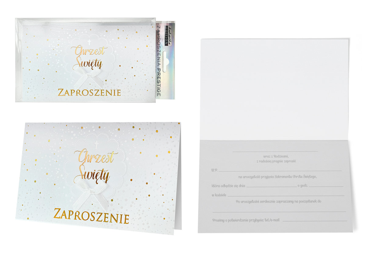 Zaproszenie Zp-023 Chrzest