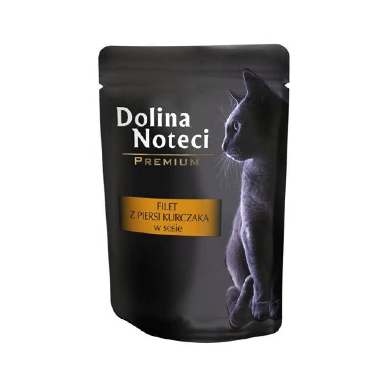 Dolina Noteci Filet Z Piersi Kurczaka W Sosie Dla Kota Saszetka 85 g