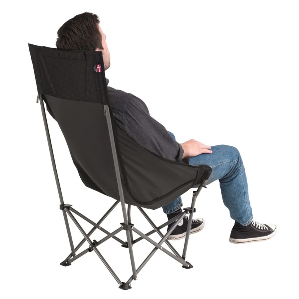 Outwell Arm Chair Emilio 100 kg Black 100% polyester