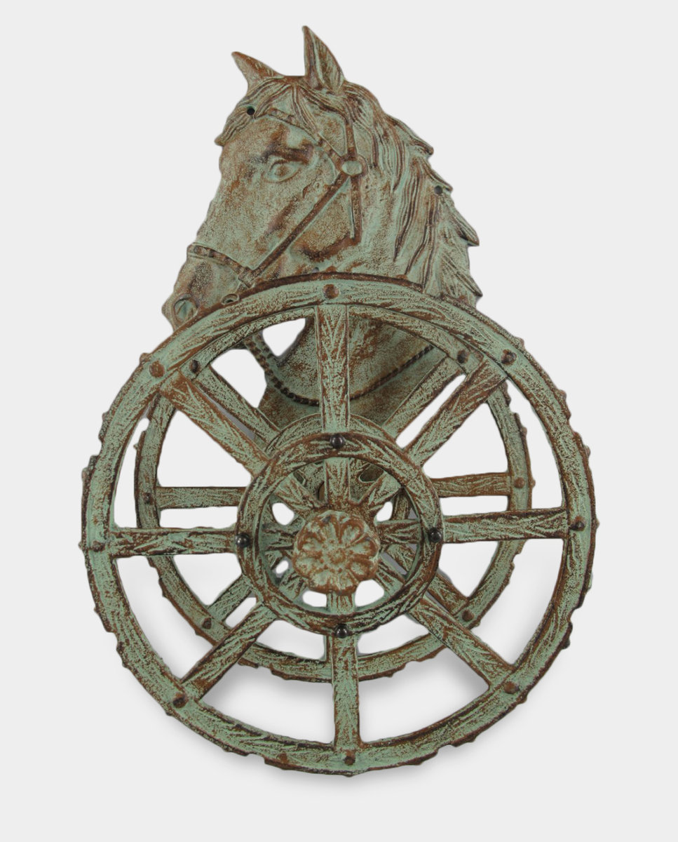 Uchwyt Na Wąż Ogrodowy Z Koniem Zieleń