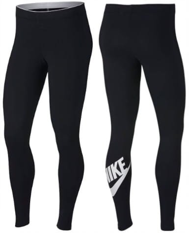 Legginsy Nike Damskie Getry Na Fitness Czarne Xs