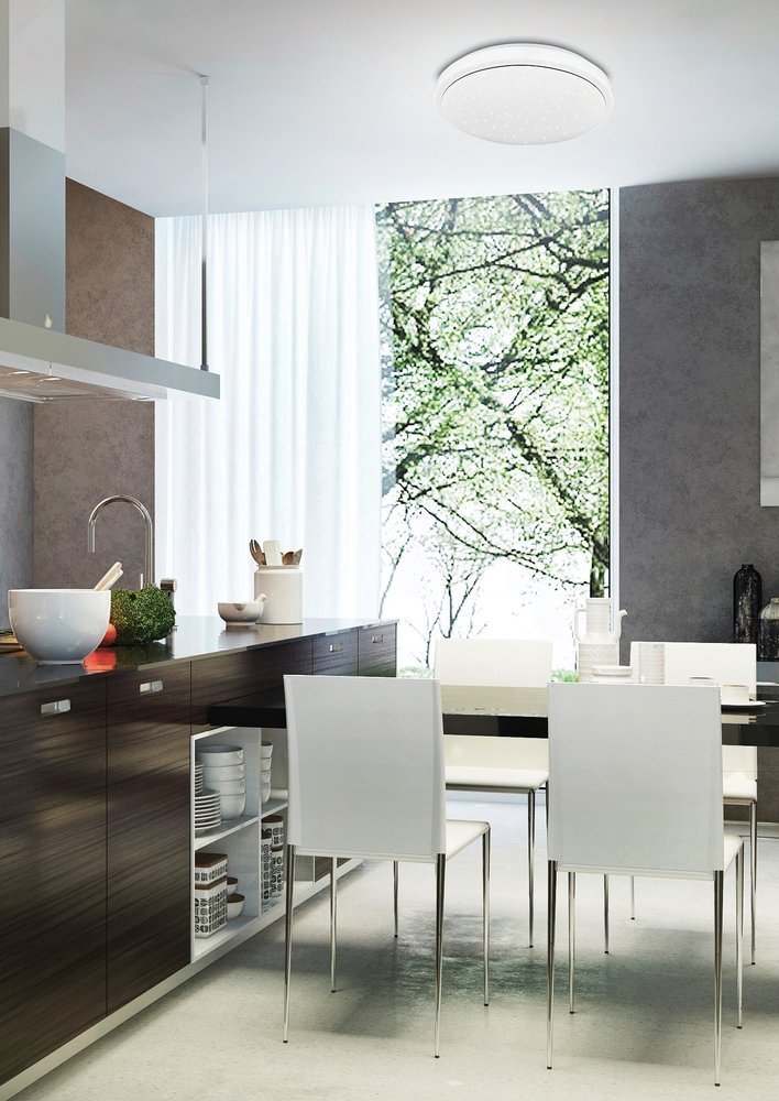 Candellux Lampa Sufitowa Jasper Plafon 24W Led Biały 4000K Ip44 13-75123