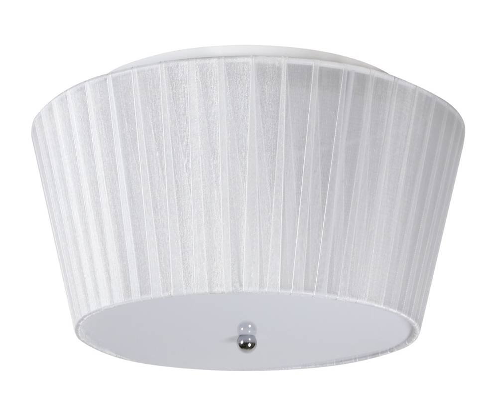 Candellux Lampa Camea Plafon 3X40W G9 + 3W Led Z Abażurem Biały 98-56245