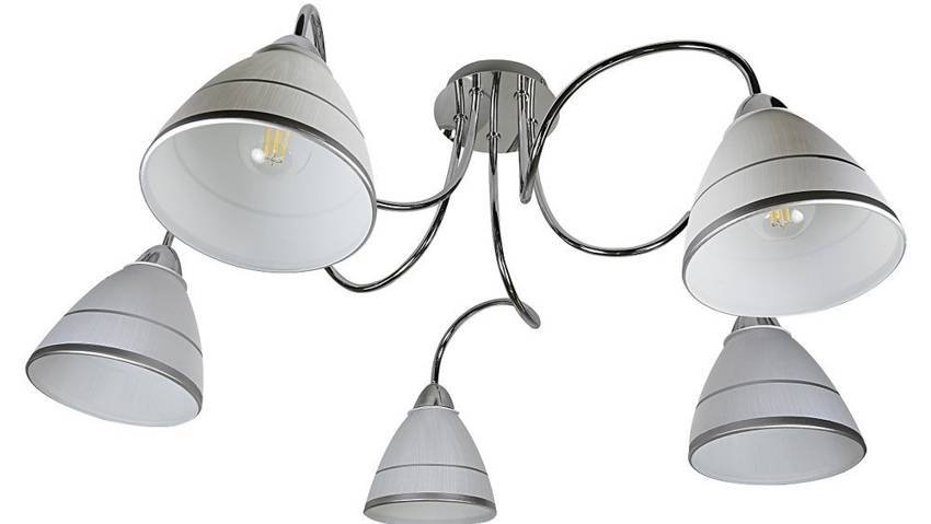 Candellux Elf Lampa Sufitowa 5X40W E14 Chrom 35-72603