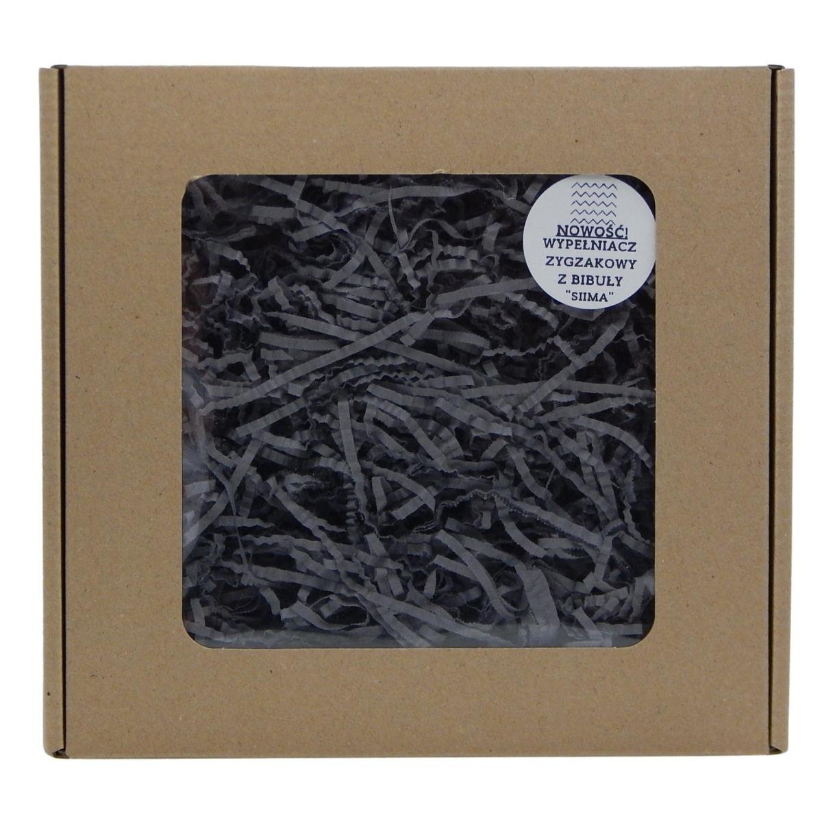 Wypełniacz Dekoracyjny Z Bibuły Ciemno Szary 50g