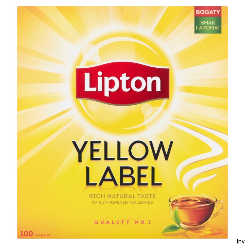 Lipton Herbata YELLOW LABEL 100 torebek 2g